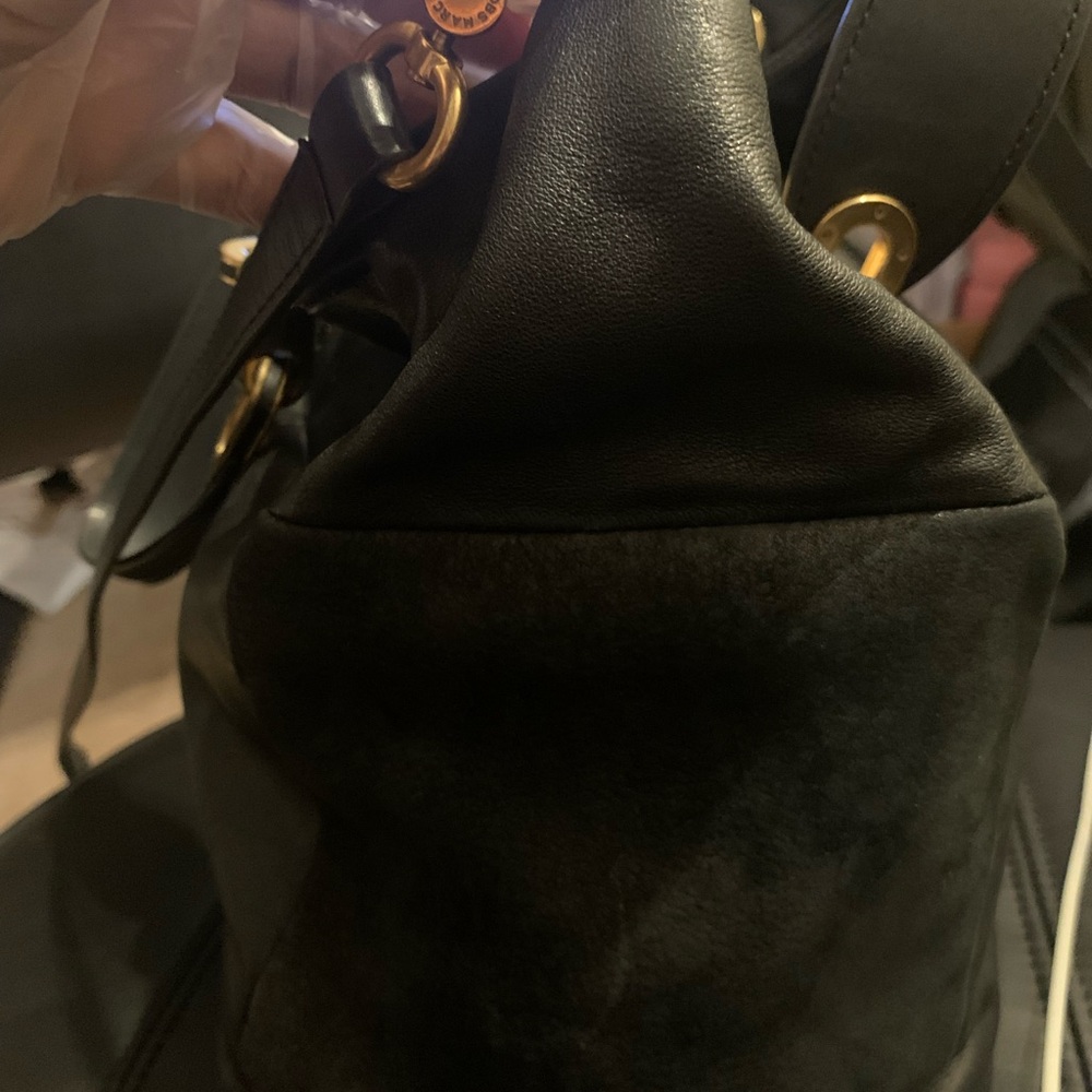 Marc Jacobs Black Tote with Gold Accents - Picture 11 of 16